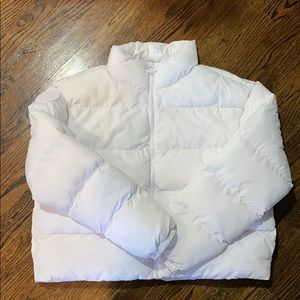 Fabletics wander puffer jacket white